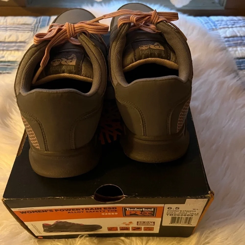 Timberland Pro Steel Toe Work Shoes 6.5